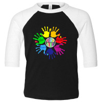 Awareness Sign Language Hand Puzzle Support Toddler 3/4 Sleeve Tee | Artistshot