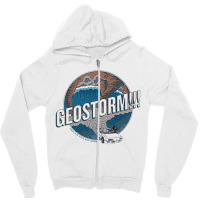 Geostorm Zipper Hoodie | Artistshot