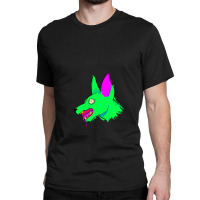 Neon Rabid Zombie Dog Classic T-shirt | Artistshot