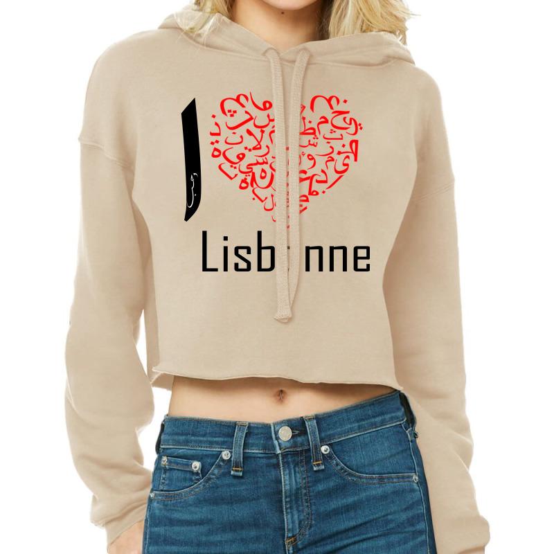 Lisbonne Cropped Hoodie by nowlam | Artistshot