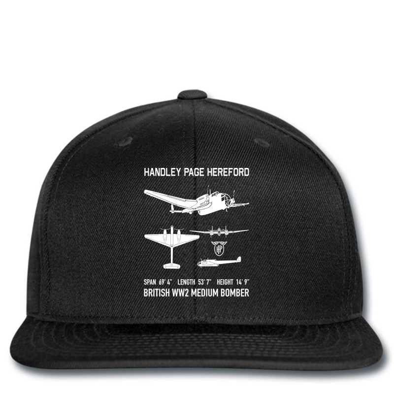 Handley Page Hereford Bomber British Ww2 Plane Cutout Silhouettes Gift Printed hat by Kanmosrin52 | Artistshot