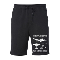 Handley Page Hereford Bomber British Ww2 Plane Cutout Silhouettes Gift Fleece Short | Artistshot