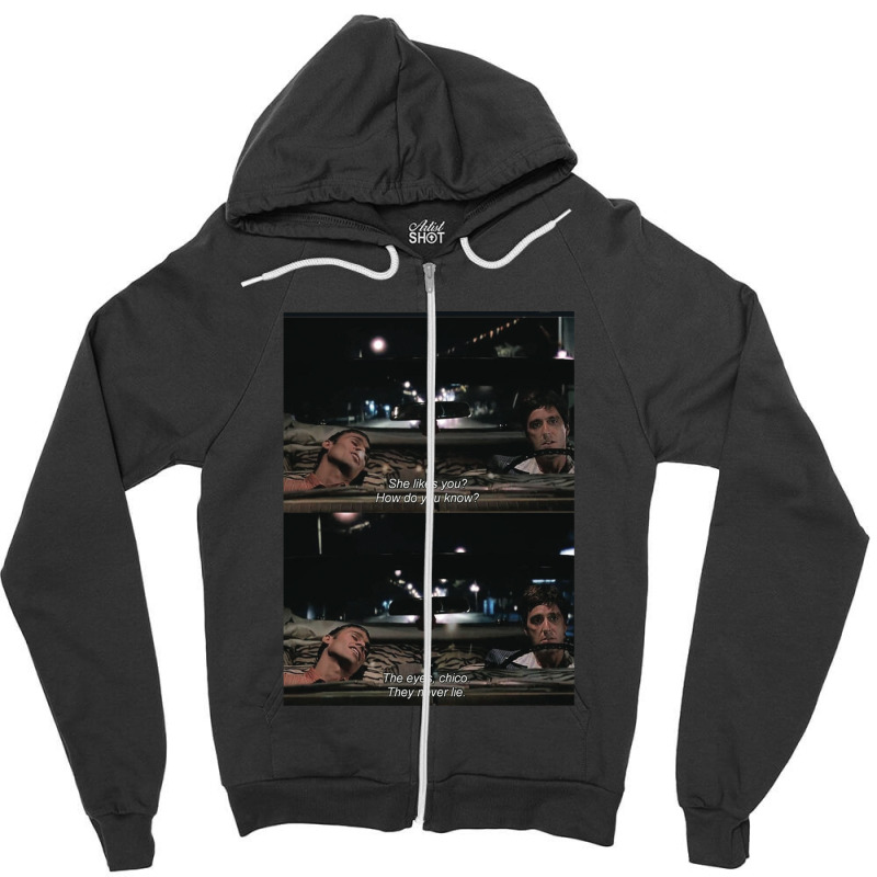 The Eyes Zipper Hoodie | Artistshot