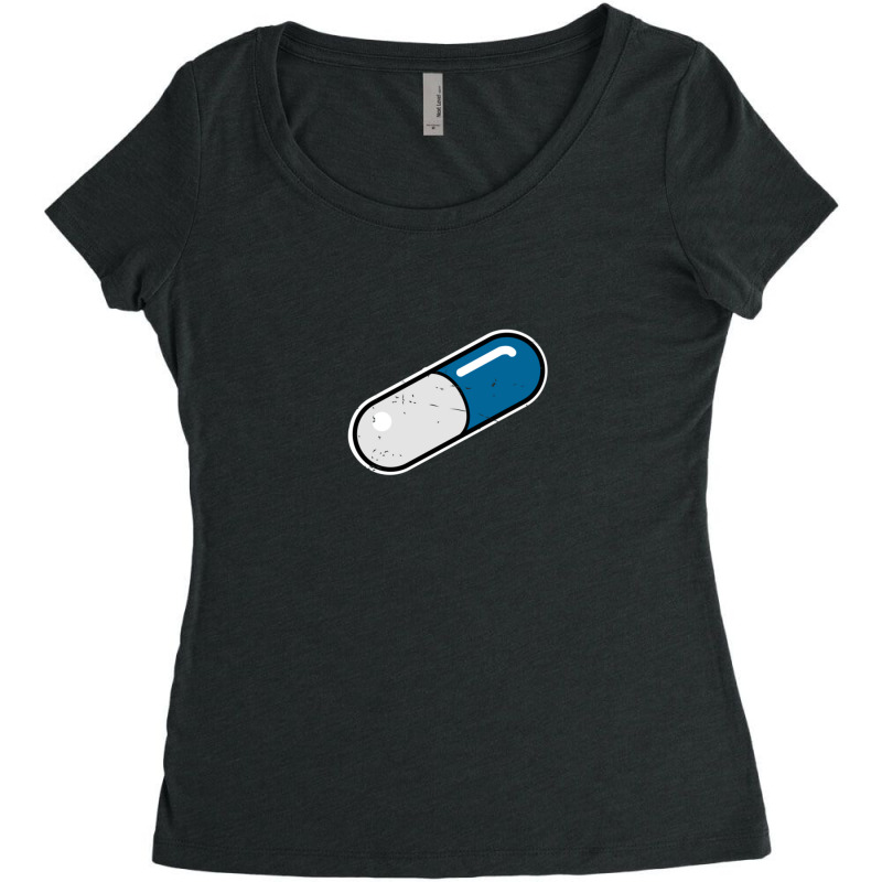 Kannada Pill 1 Women's Triblend Scoop T-shirt by cm-arts | Artistshot