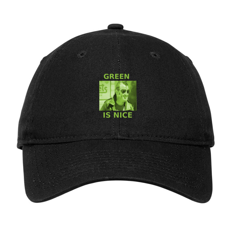 Running On Empty &amp;quot;green Is Nice&amp;quot; Adjustable Cap by EllaineRamshur | Artistshot