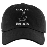 Let's Flip A Coin Head I Get Tail Tails I Get Head T Shirt Kids Cap | Artistshot