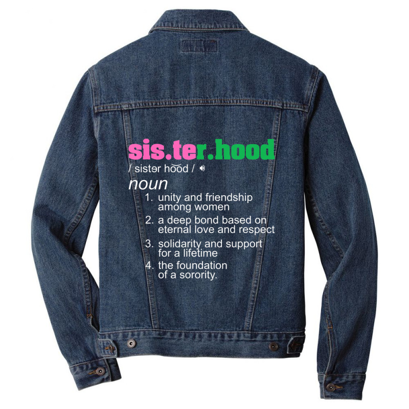 J15 Nineteen 08 Aka African Women Sisterhood Noun Hand Sign Men Denim Jacket | Artistshot