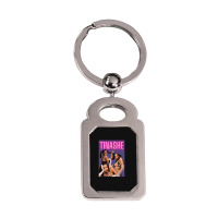 Tinashe Aesthetic Poster Silver Rectangle Keychain | Artistshot