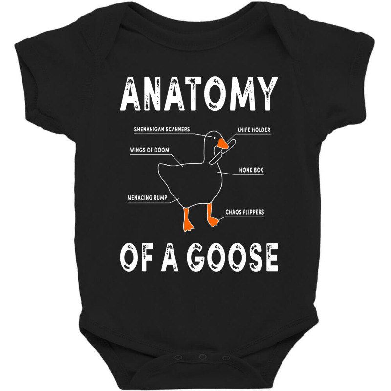 Anatomy Of A Goose Baby Bodysuit by Lirikt4k | Artistshot