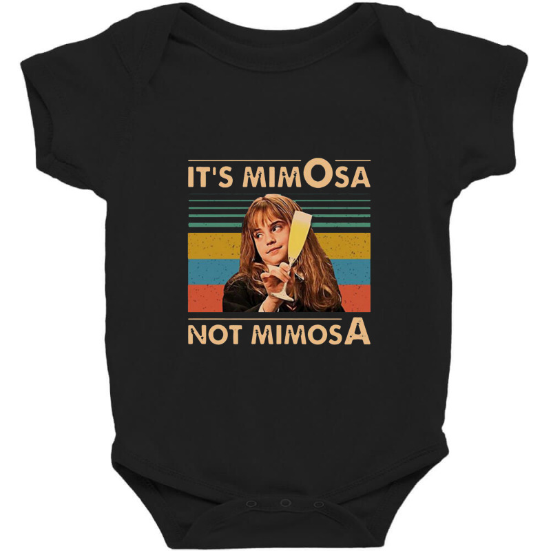 It's Mimosa Not Mimosa,mantra,quote Baby Bodysuit by tepungmoci | Artistshot