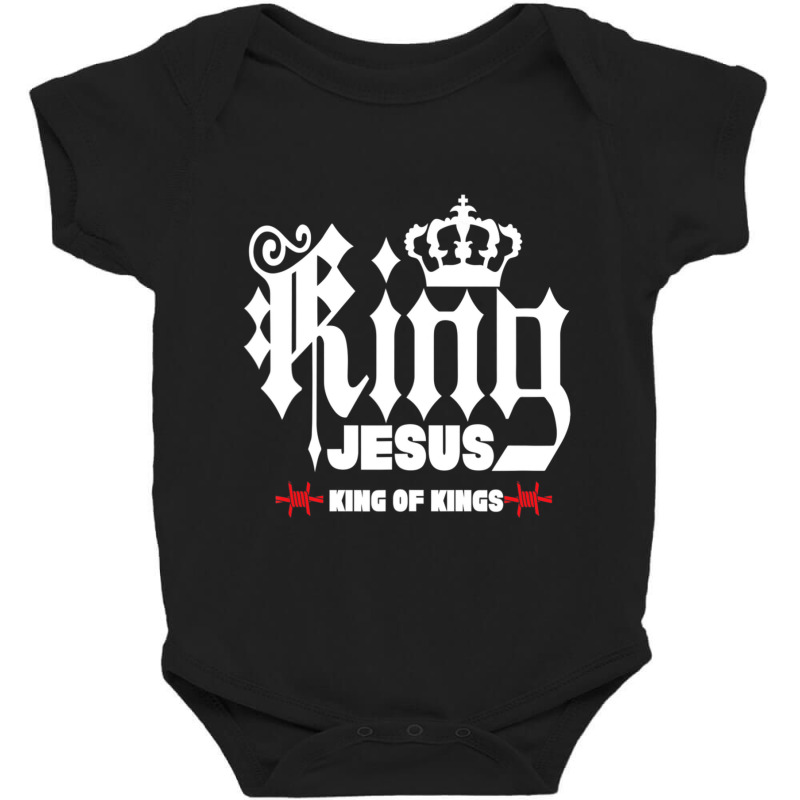 Jesus King Of Kings Christian Christmas Baby Bodysuit | Artistshot