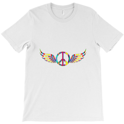 Vintage Peace And Love Old Fashion Colors T-shirts T-shirt Designed By Arnaldo Da Silva Tagarro