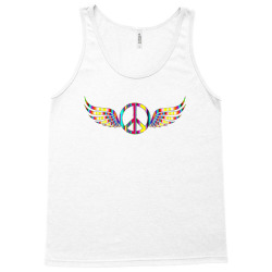 Vintage Peace and Love Old Fashion Colors T-Shirts Tank Top | Artistshot
