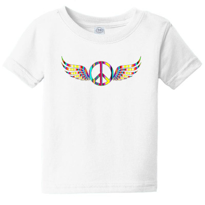 Vintage Peace And Love Old Fashion Colors T-shirts Baby Tee Designed By Arnaldo Da Silva Tagarro