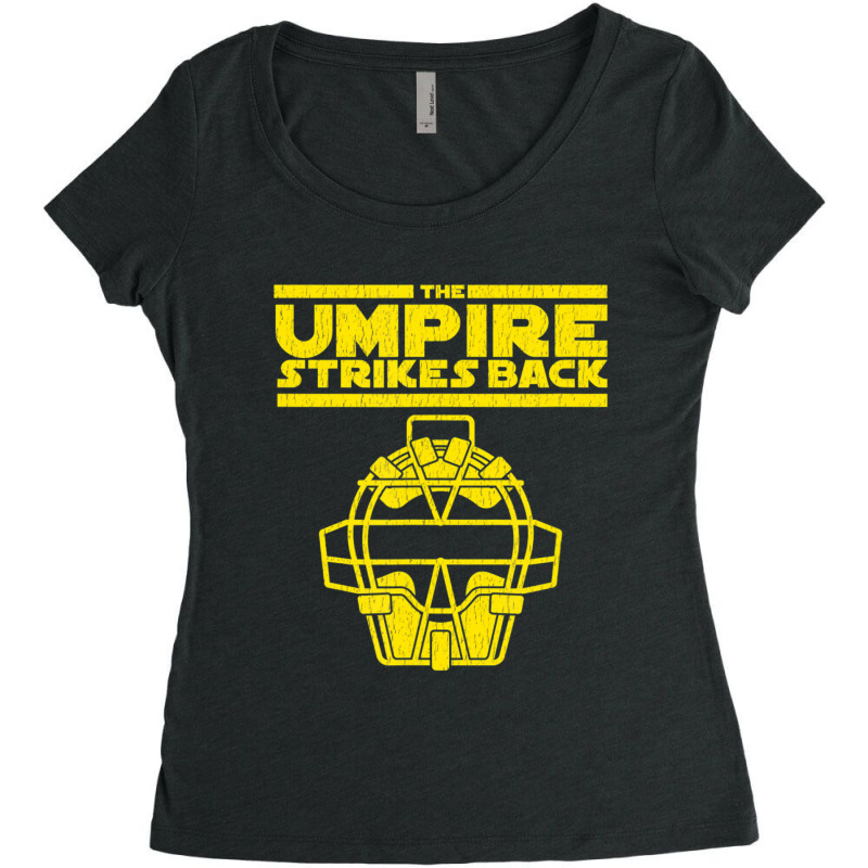 Mens The Umpire Strikes Back Baseball Women's Triblend Scoop T-shirt by Kemriban527 | Artistshot