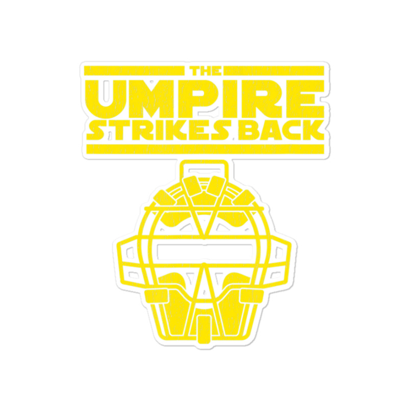 Mens The Umpire Strikes Back Baseball Sticker | Artistshot