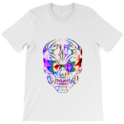 Vintage Skull Old Fashion Colors T-shirts T-shirt Designed By Arnaldo Da Silva Tagarro