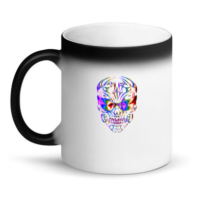 Vintage Skull Old Fashion Colors T-shirts Magic Mug Designed By Arnaldo Da Silva Tagarro