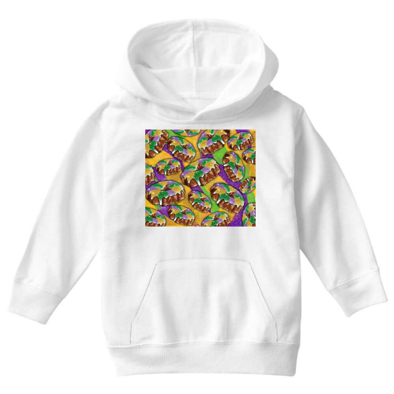 Mardi Gras King Cake Youth Hoodie | Artistshot