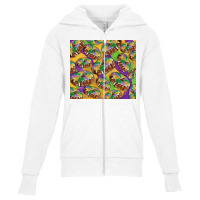 Mardi Gras King Cake Youth Zipper Hoodie | Artistshot