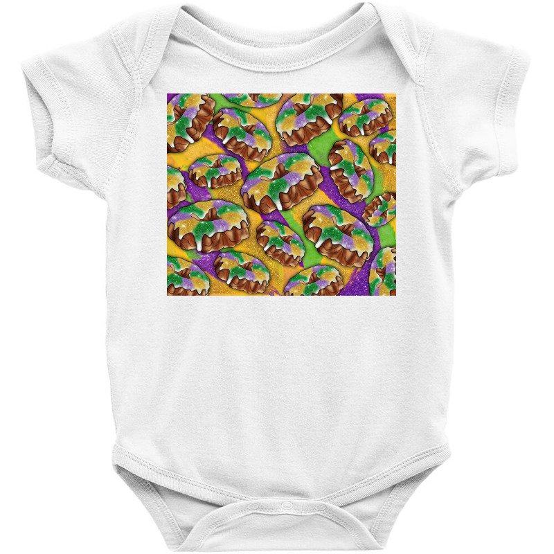 Mardi Gras King Cake Baby Bodysuit | Artistshot