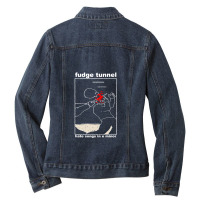 Fudge Tunnel - Decapitation Classic Old School Uk Sludge Noise Metal T Ladies Denim Jacket | Artistshot