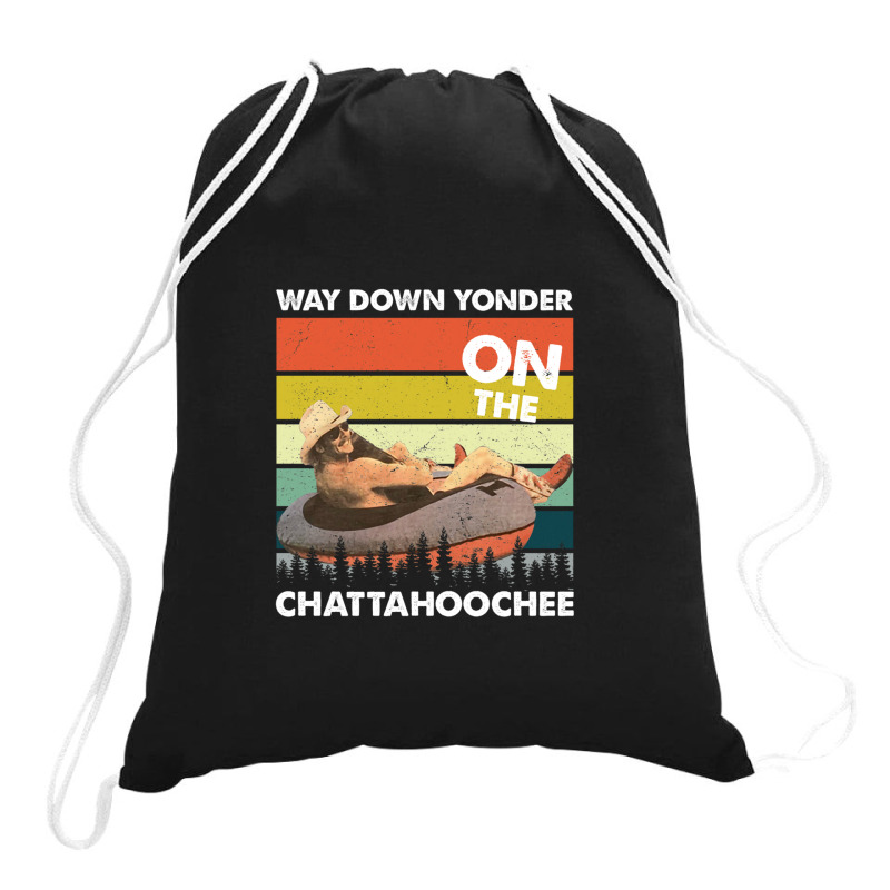 Vintage Way Down Yonder On The Chattahoochee Gift Men Women Drawstring Bags | Artistshot