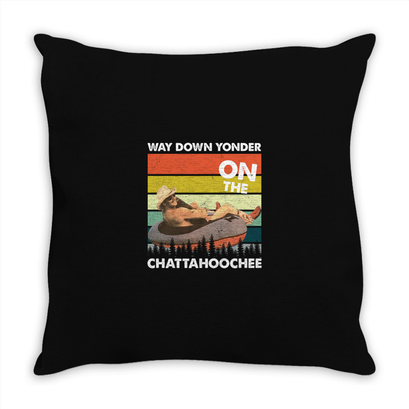 Vintage Way Down Yonder On The Chattahoochee Gift Men Women Throw Pillow | Artistshot