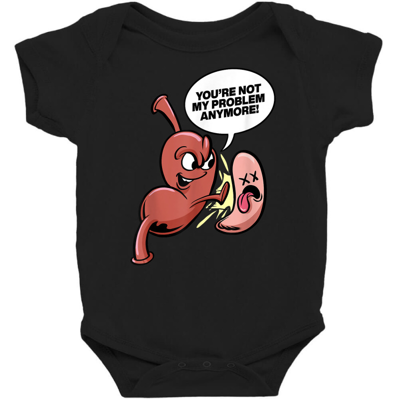 Not My Problem Anymore Gastric Sleeve Bariatric Surgery T Shirt Baby Bodysuit by cm-arts | Artistshot