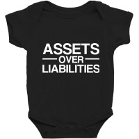 Assets Over Liabilities Accountant T Shirt Baby Bodysuit | Artistshot