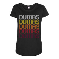 Dumas, Ar Vintage Style Arkansas Maternity Scoop Neck T-shirt | Artistshot