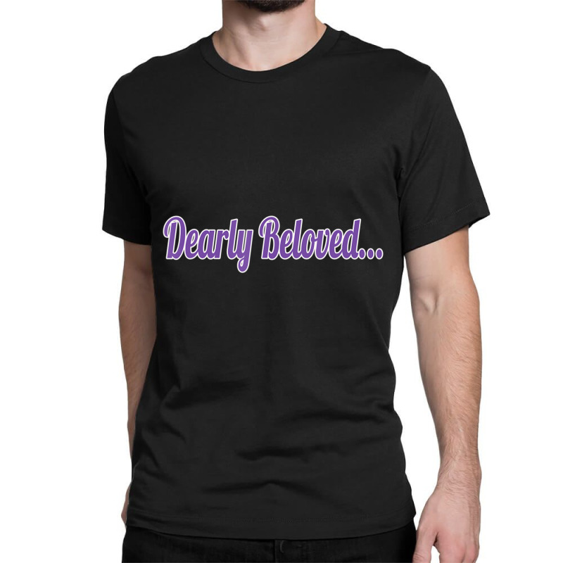 Dearly Beloved Purple 80's Retro 1980's Fun Classic T-shirt by Kosdapen517 | Artistshot