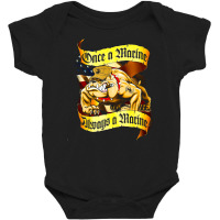 Once A Marine, Once A Marine Art, Once A Marine Vintage, Once A Marine Baby Bodysuit | Artistshot