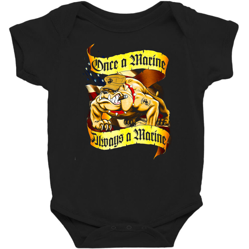 Once A Marine, Once A Marine Art, Once A Marine Vintage, Once A Marine Baby Bodysuit by SHDJONJ4 | Artistshot