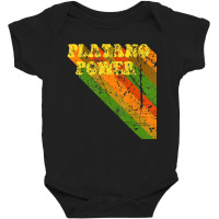 Platano Power Retro Vintage Baby Bodysuit | Artistshot