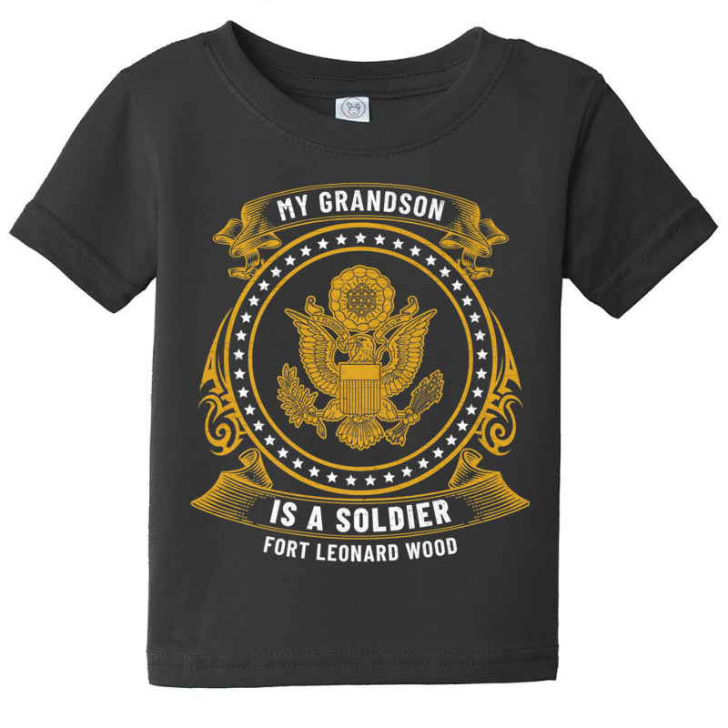 My Grandson Is A Soldier At Fort Leonard Wood Basic Training Premium T Baby Tee by cm-arts | Artistshot