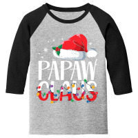 Papaw Claus Matching Family Christmas Pajamas Xmas Santa Youth 3/4 Sleeve | Artistshot