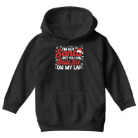 I'm Not Santa But You Can Still Sit On My Lap Christmas Pjs Pullover H Youth Hoodie | Artistshot