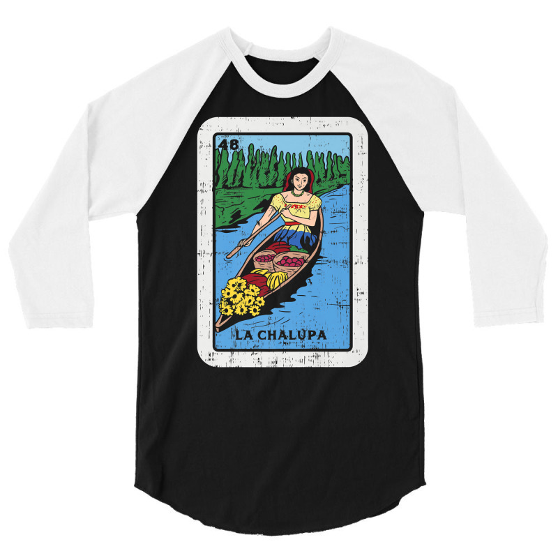 Mexican La Chalupa Traditional Bingo Map Culture Premium T Shirt 3/4 Sleeve Shirt | Artistshot