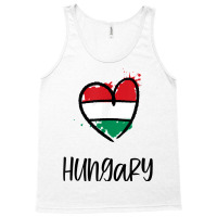 Hungary Heart Art Flag Cute Europe Minimal Hungarian Gift T Shirt Tank Top | Artistshot