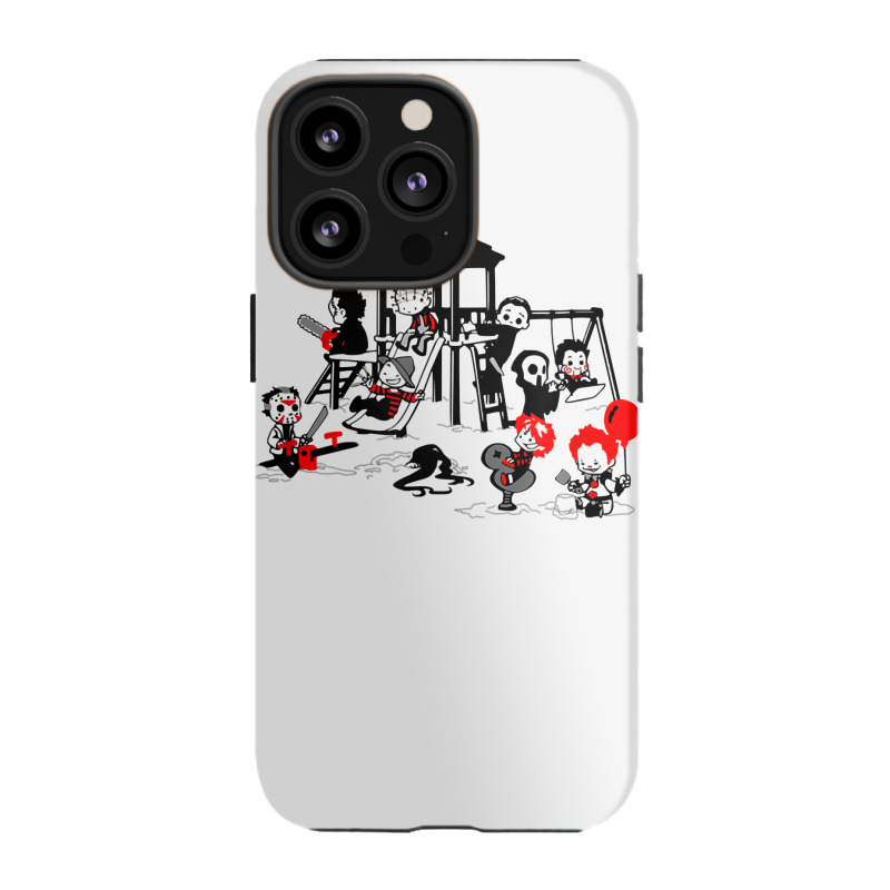 Horror Playground Children In Scary Movie Character Costumes T Shirt Iphone 13 Pro Case | Artistshot