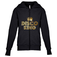 Disco King, Funky Vintage 70s 80s For Dance Parties Youth Zipper Hoodie | Artistshot