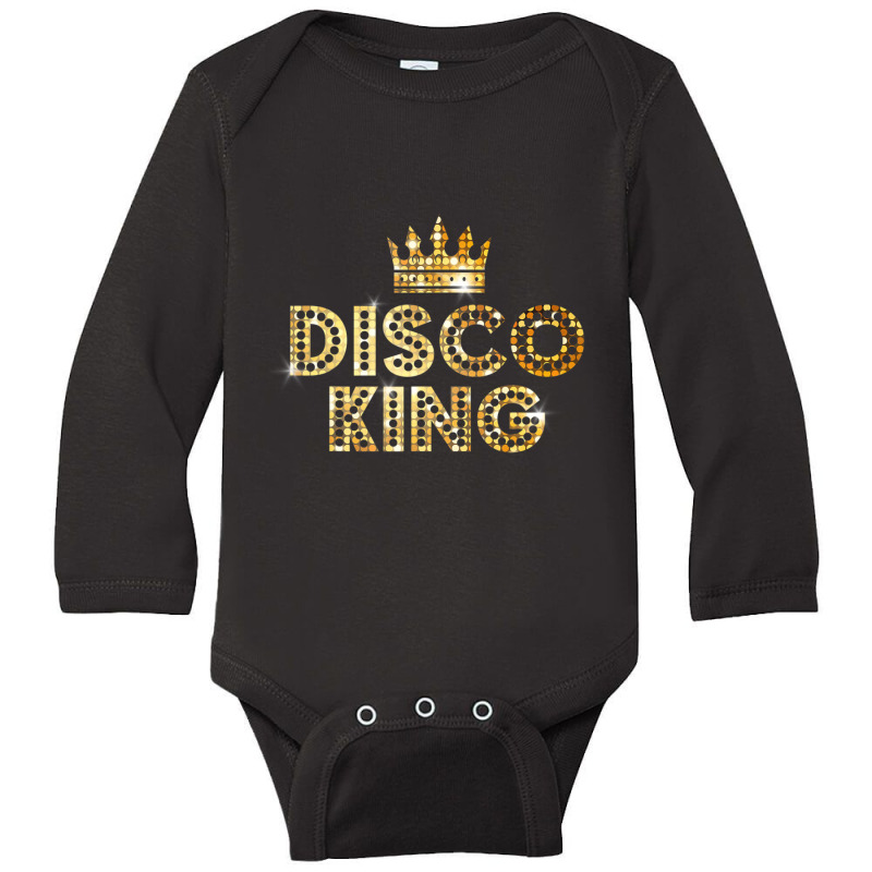 Disco King, Funky Vintage 70s 80s For Dance Parties Long Sleeve Baby Bodysuit | Artistshot