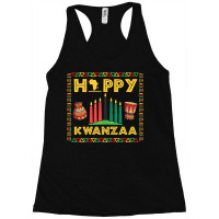 Happy Kwanzaa Kinara Candles Principles African American T Shirt Racerback Tank | Artistshot