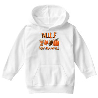 Milf Man I Love Fall Funny Woman Autumn Seasons Lover Pullover Hoodie Youth Hoodie | Artistshot