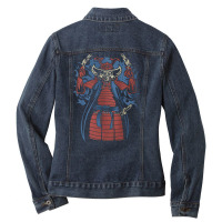 Samurai Apokalypse, Samurai Apokalypse Vintage, Samurai Apokalypse Art Ladies Denim Jacket | Artistshot