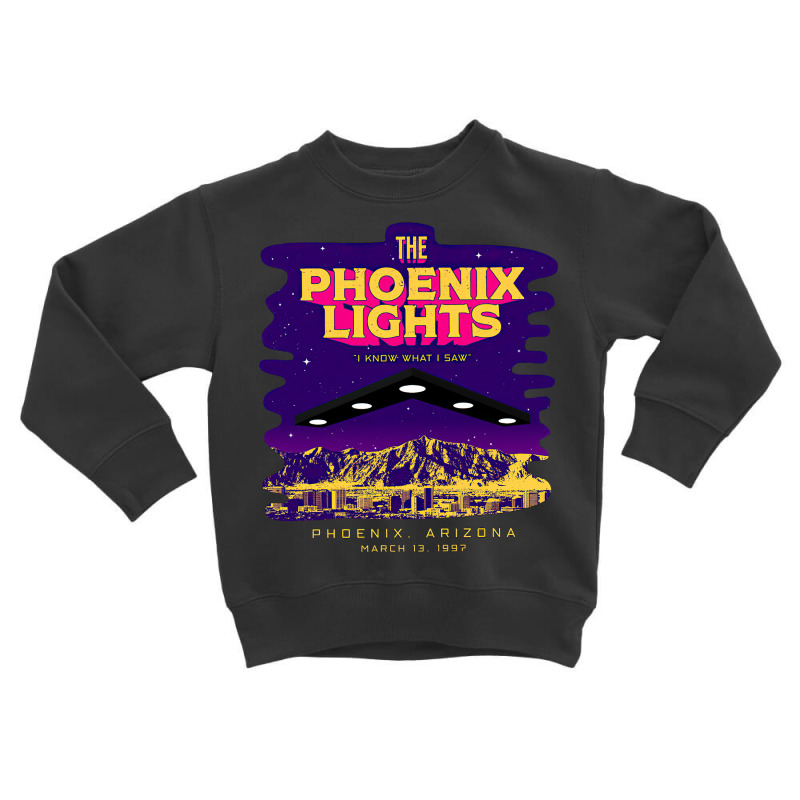 The Phoenix Lights, The Phoenix Lights Vintage, The Phoenix Lights Art Toddler Sweatshirt | Artistshot