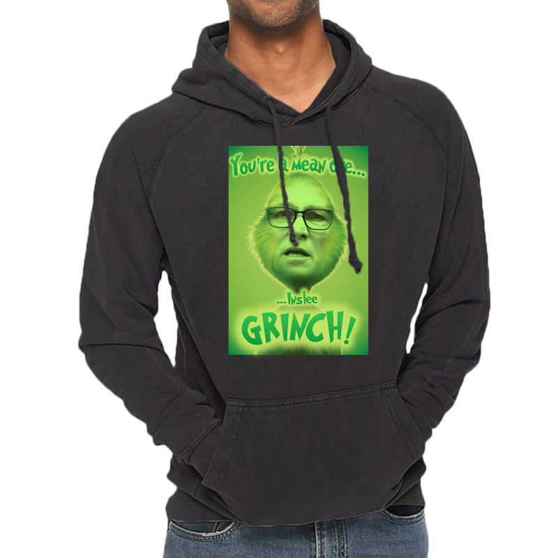 Inslee Grinch Vintage Hoodie by atereabag | Artistshot