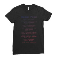 Cedar Point Timeline Ladies Fitted T-shirt | Artistshot