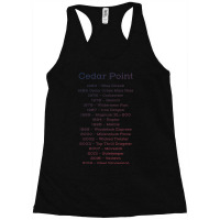 Cedar Point Timeline Racerback Tank | Artistshot